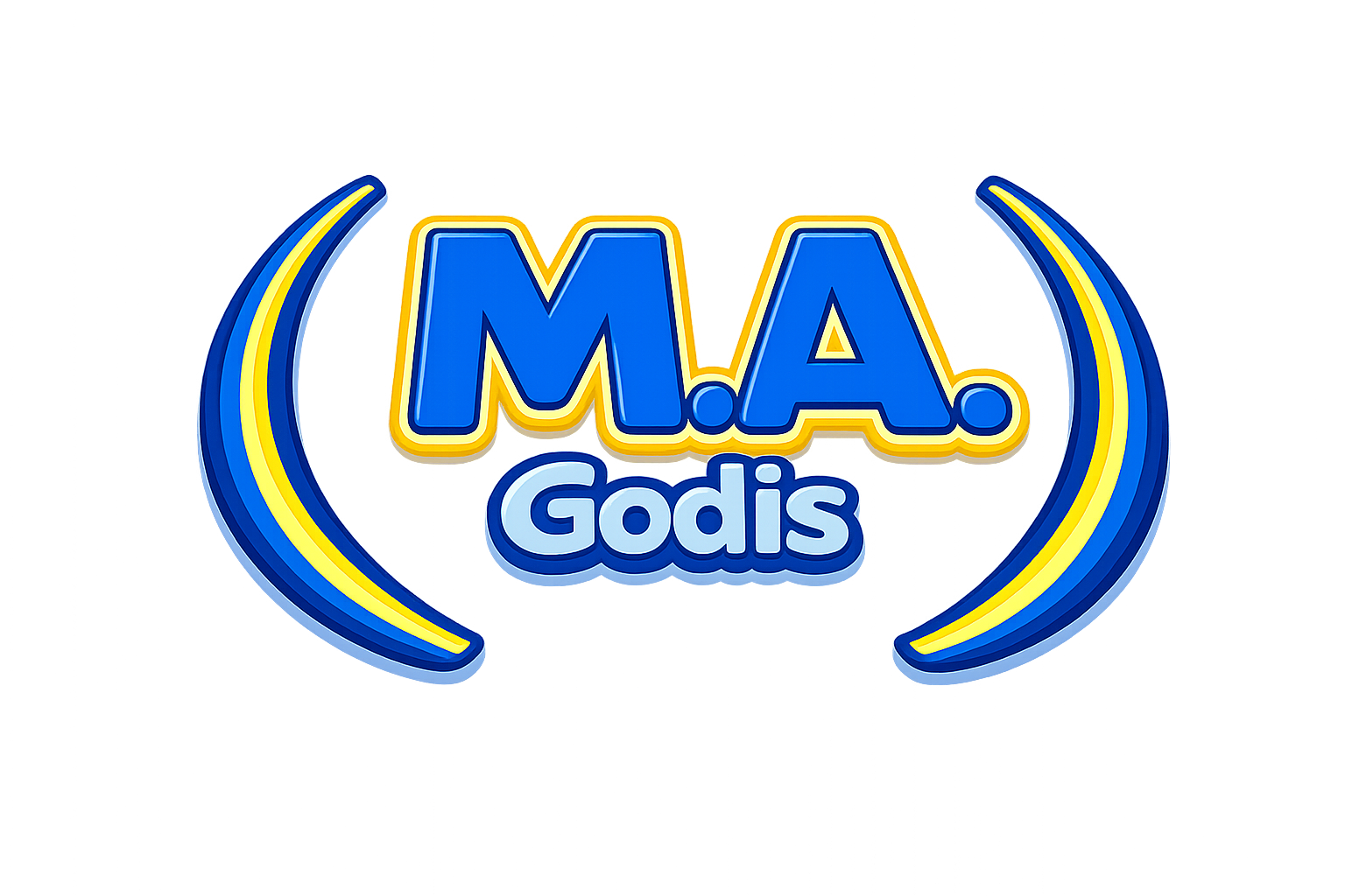 m.a. godis logotyp transparent